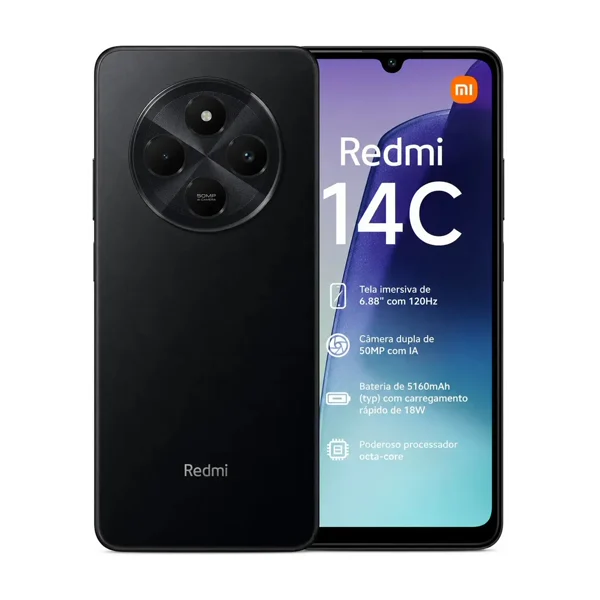 Xiaomi Redmi 14C preto